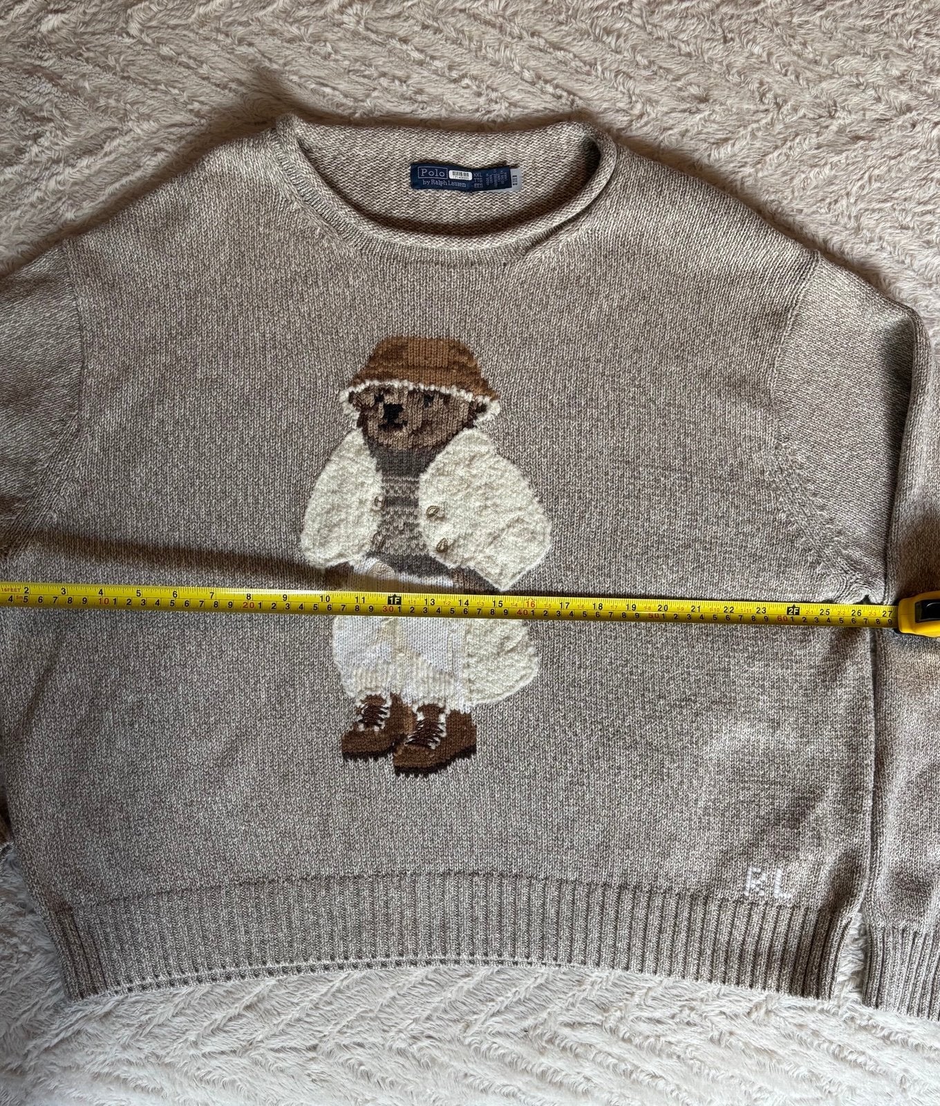 Ralph Lauren RL Polo Bear Cotton Roll-Neck Sweater XXL