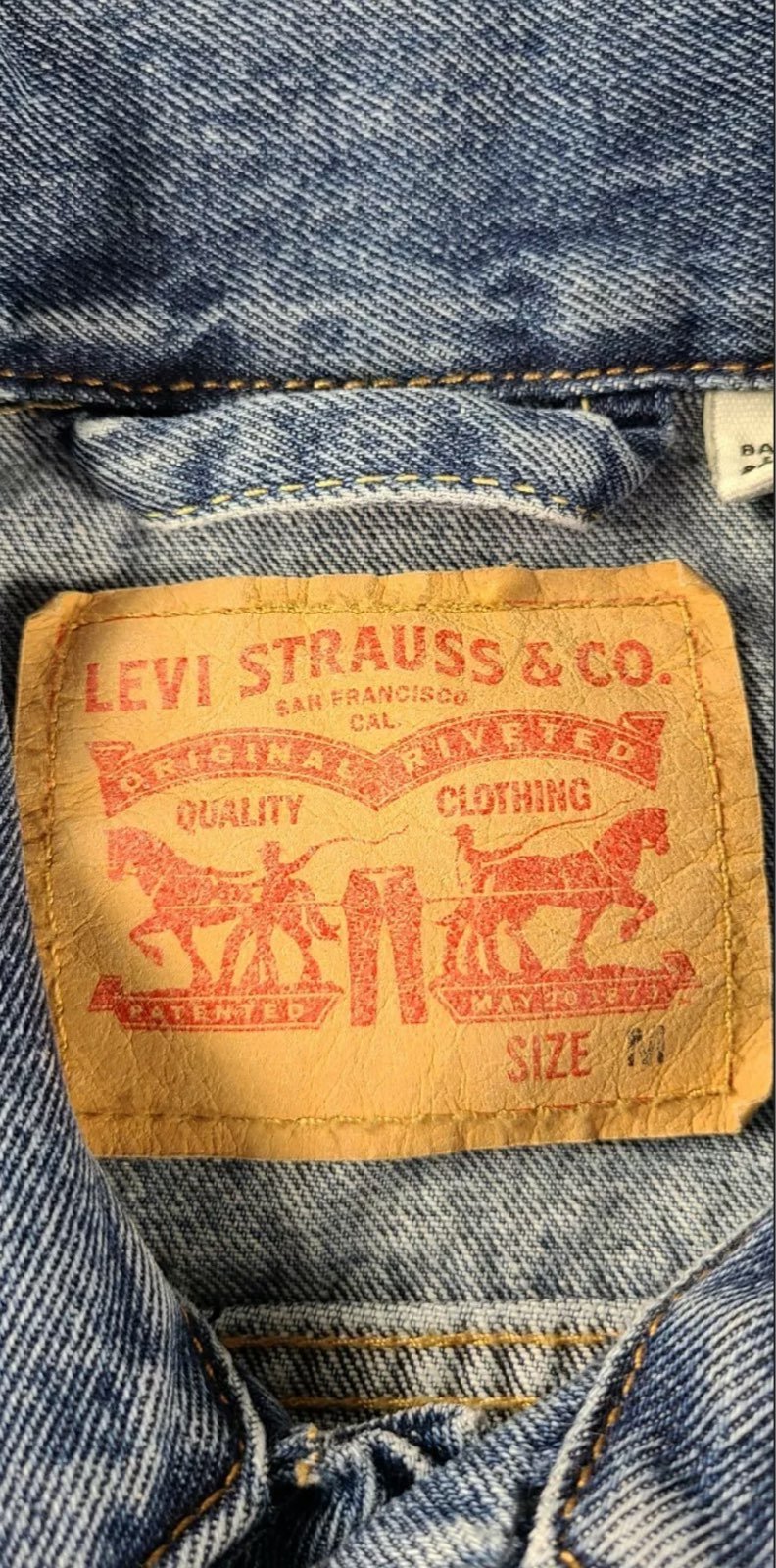 Vintage Custom Levi Jean Jacket
