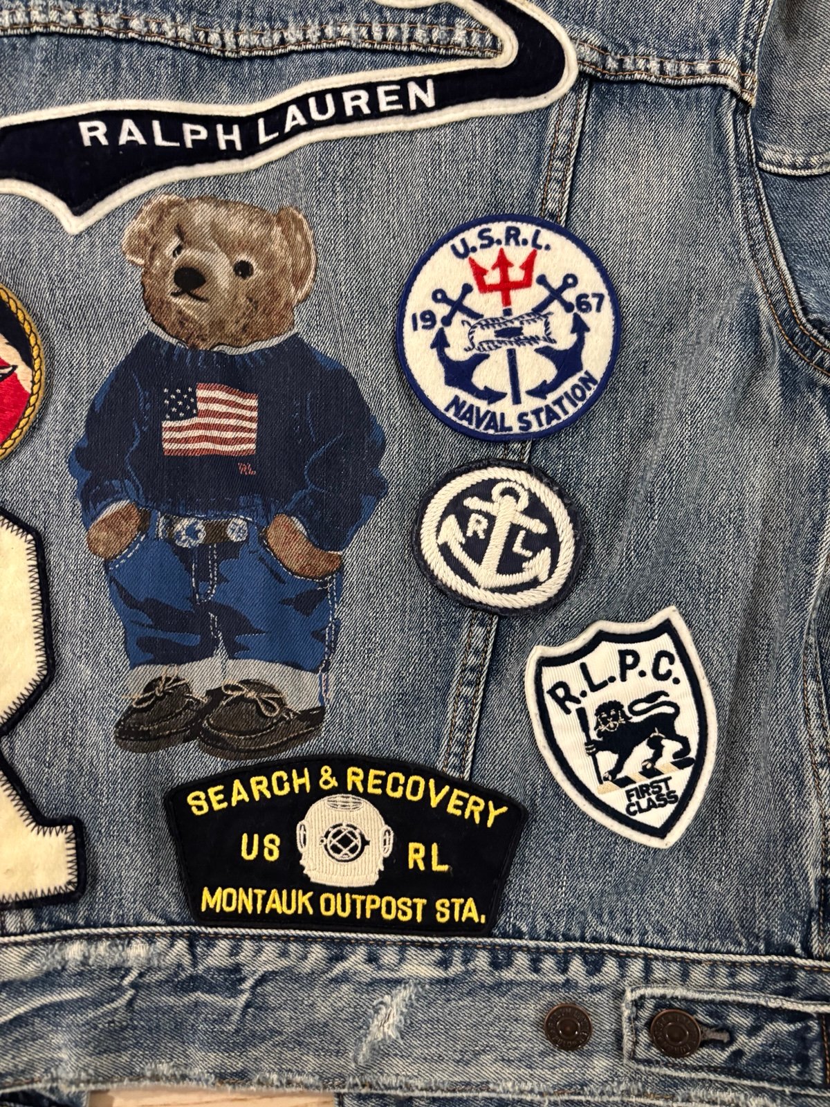 Ralph Lauren Jean jacket women’s one of a kind rare