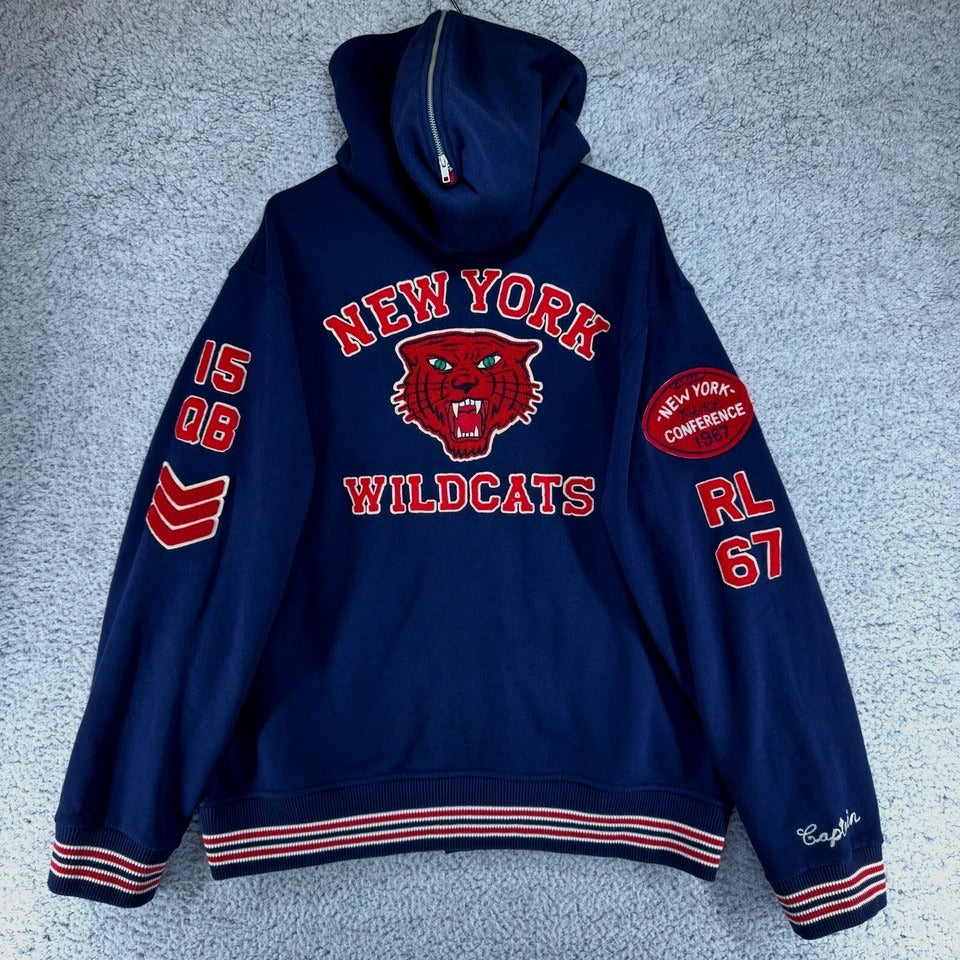 Polo Ralph Lauren New York Wildcats Limited Edition Varsity Letterman Jacket Med