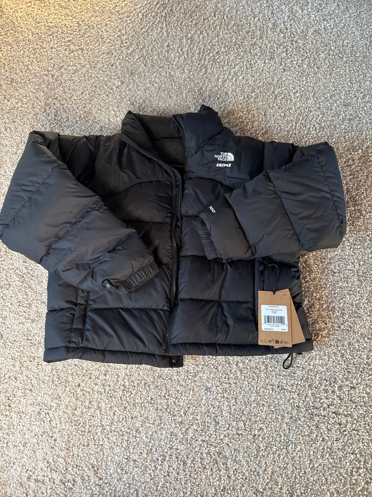 Skims x The North Face Retro Nuptse Jacket Coat