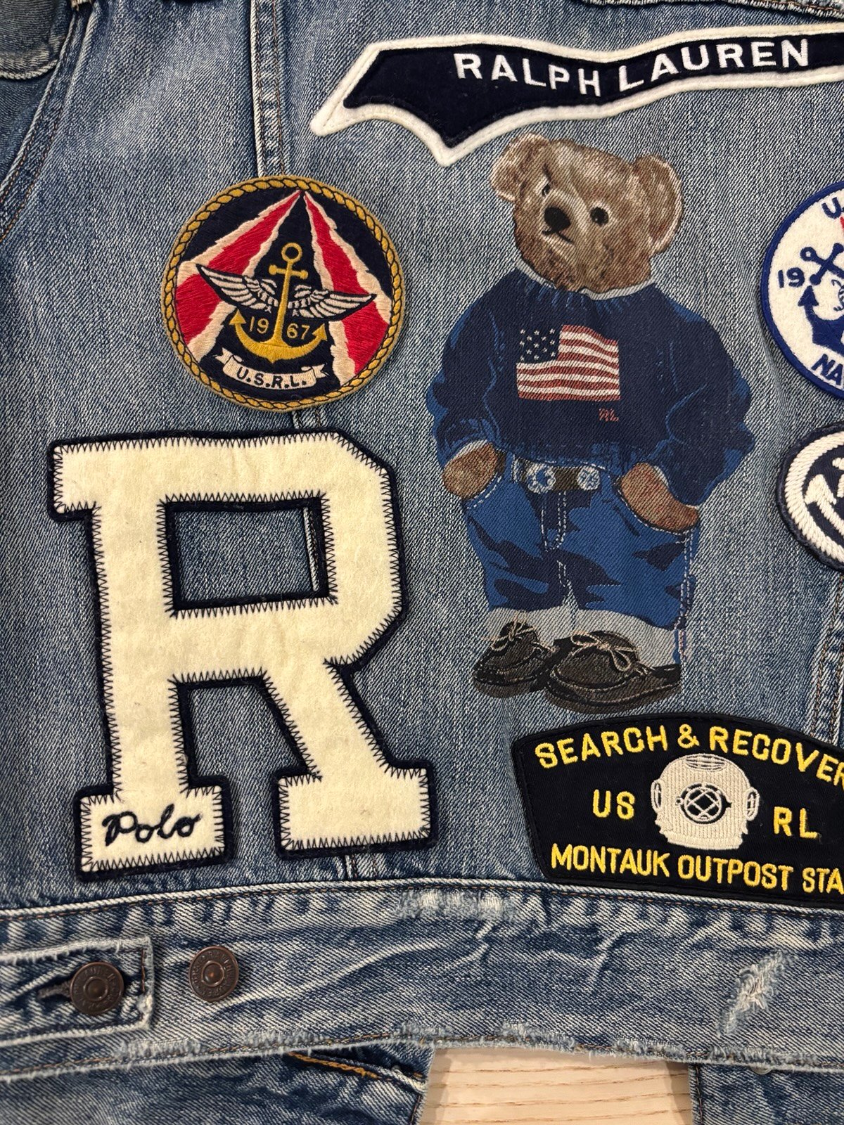 Ralph Lauren Jean jacket women’s one of a kind rare