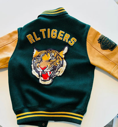 Rare Polo Ralph Lauren Signature Tigers Varsity Bomber