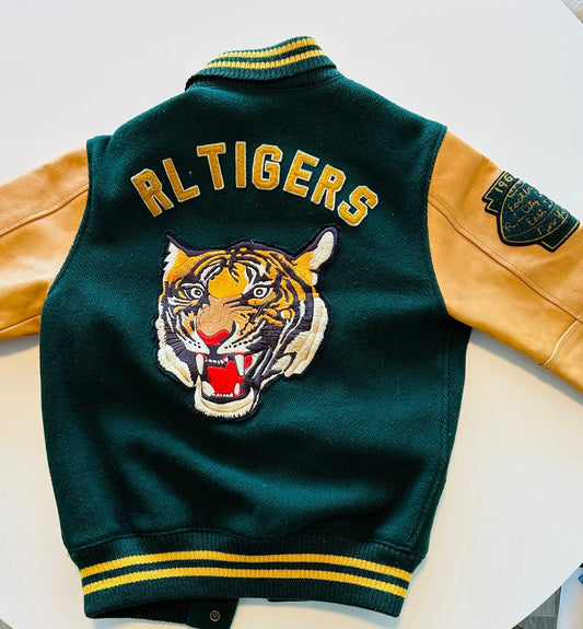 Rare Polo Ralph Lauren Signature Tigers Varsity Bomber