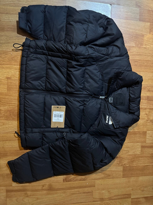 NORTH FACE X SKIMS 2000 Retro Nuptse Jacket in oynx size small IN HAND