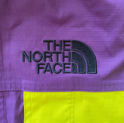 north face Supreme Yellow and purple patchwork GORE-TEX hooded jacket