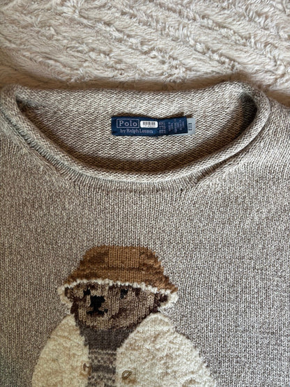 Ralph Lauren RL Polo Bear Cotton Roll-Neck Sweater XXL