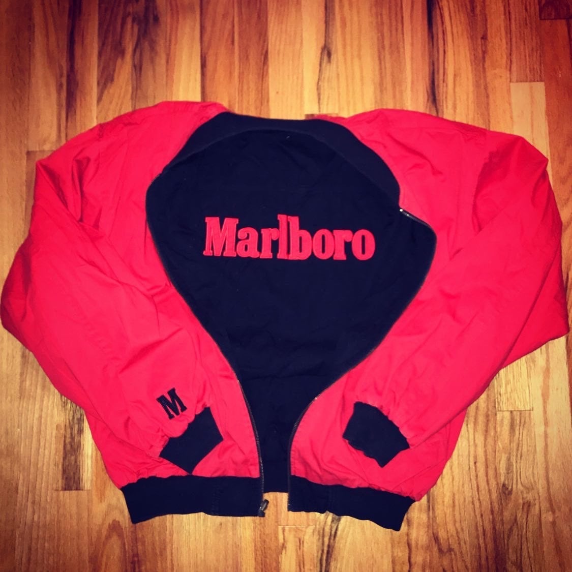 Vintage deadstock Marlboro bomber Jacket