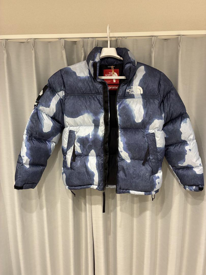 The North Face x Supreme Down Jacket, Blue and White Camouflage
