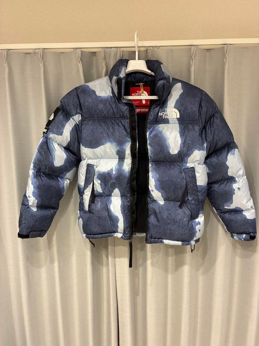 The North Face x Supreme Down Jacket, Blue and White Camouflage
