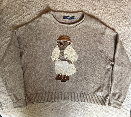 Ralph Lauren RL Polo Bear Cotton Roll-Neck Sweater XXL