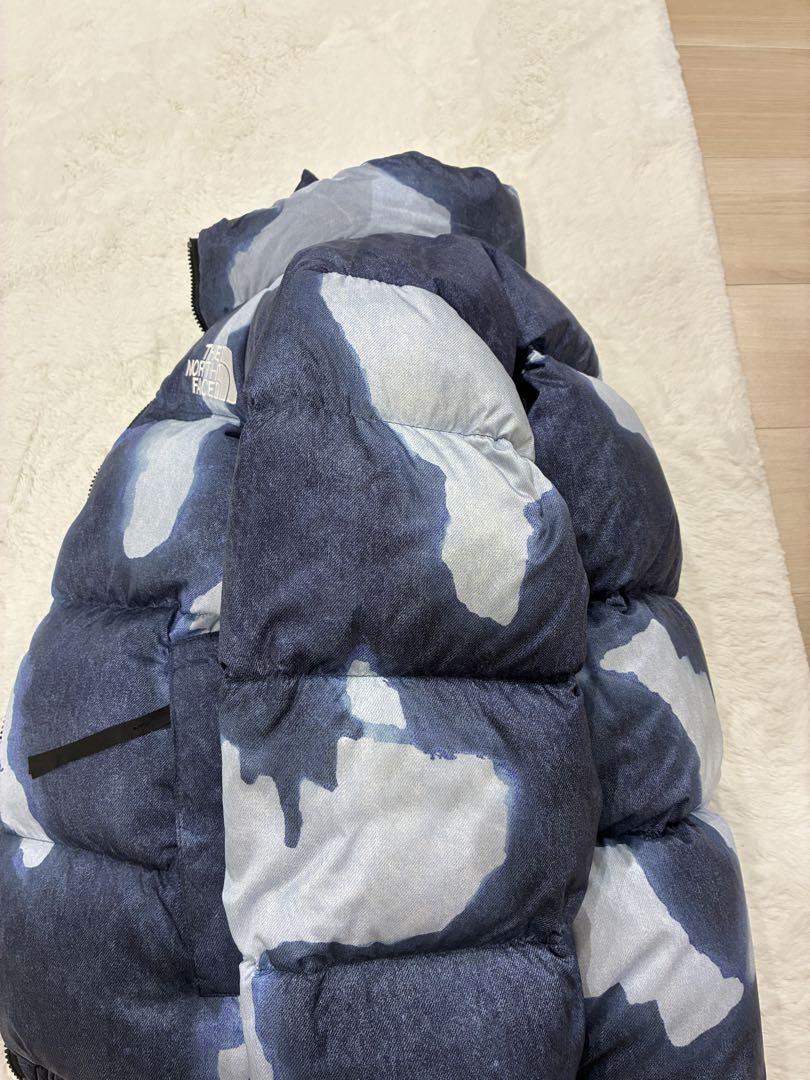 The North Face x Supreme Down Jacket, Blue and White Camouflage