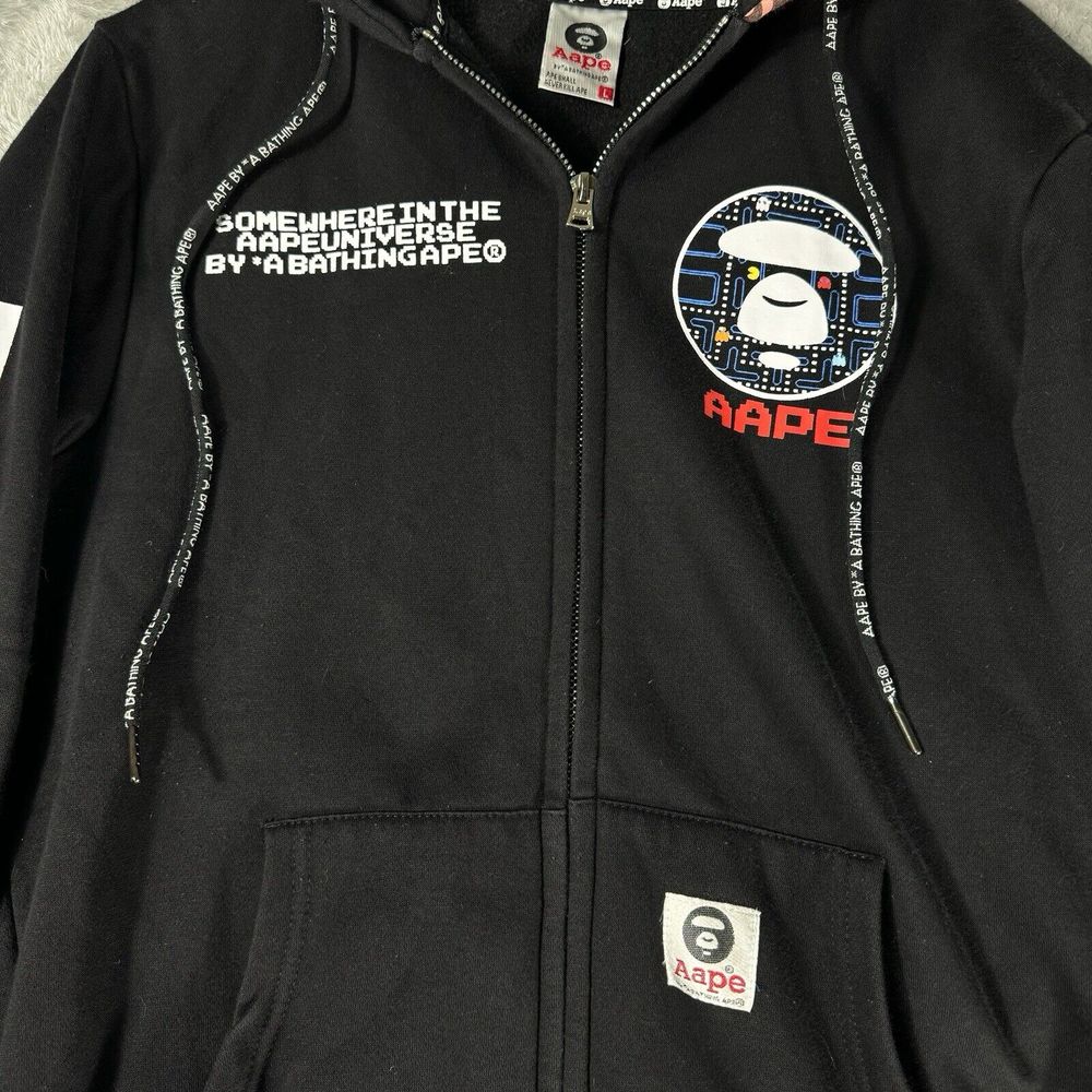 BAPE A Bathing Ape Hoodie Men Large Pacman Optic Gaming Sweatshirt