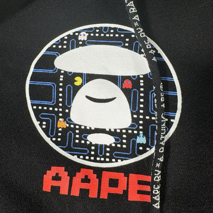 BAPE A Bathing Ape Hoodie Men Large Pacman Optic Gaming Sweatshirt