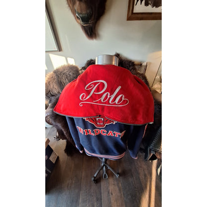 Polo Ralph Lauren New York Wildcats Limited Edition Varsity Letterman Jacket Med