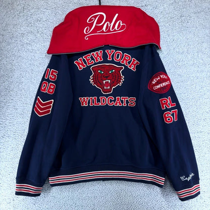 Polo Ralph Lauren New York Wildcats Limited Edition Varsity Letterman Jacket Med