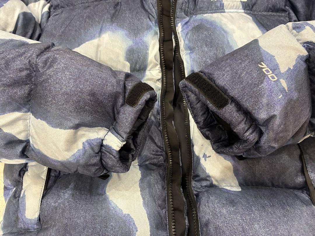 The North Face x Supreme Down Jacket, Blue and White Camouflage