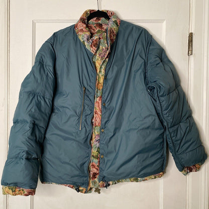 Golf Wang Garden Puffer Jacket Medium Floral Rose Pink Tyler The Creator EUC