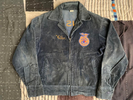 Oni Fade 70s FFA vtg Corduroy Jacket Farmers Made in USA