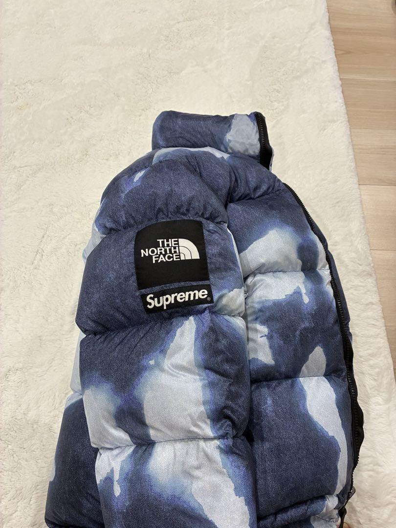 The North Face x Supreme Down Jacket, Blue and White Camouflage