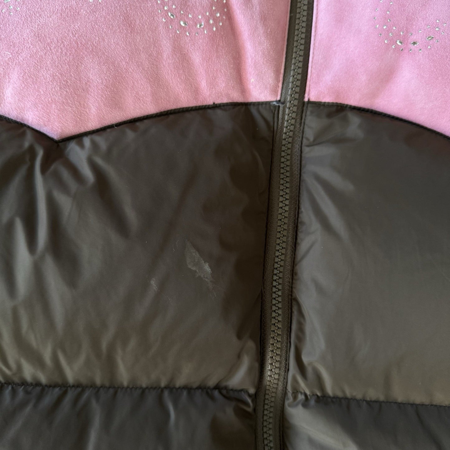 Golf Wang Duck Down Puffer Tyler The Creator Brown Pink Jacket  - Size XL