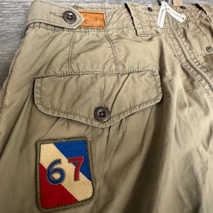 Polo Ralph Lauren Military Cargo Pants 36/32 Army Patch Utility Paratrooper RAR
